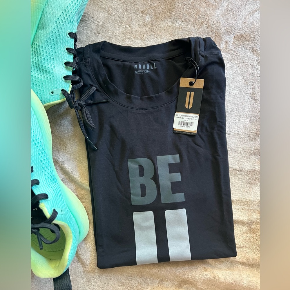 Nobull Limited Edition Men’s Be U Black Tee T-shirt Size M
